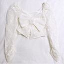 The Moon Japanese Kawaii Lolita Sailor Himekaji White Lace Princess Blouse Shirt Photo 5