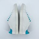 Jack Rogers  Lorelai Slip On Sneakers in White/Aqua Size 9 Photo 7