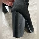 Bella Marie Open toe black suede bootie  Photo 4