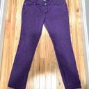 City Streets  Purple Cheetah Print Jeans Photo 0