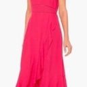 Tuckernuck  Francesca Hot Pink Faux-Wrap Dress Photo 0