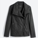 Marc New York Kayseri Faux Leather And Knit Moto Jacket - Size Medium Photo 0