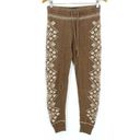 American Eagle  Brown Faire Isle Sweater Joggers, Size Small Photo 5