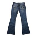 Silver Jeans  Womens 27 x 33 Eden Flare Jean Stretch Distressed Thick Stitch Y2K Photo 3