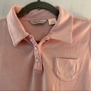 Tommy Bahama  Sleeveless Polo Pink Silk Blend Top Sz L GUC *See Description* Photo 4