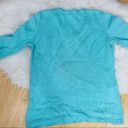 Croft & Barrow Croft & Borrow blue v neck sweater size M Photo 7