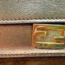 Fendi metallic gold baguette card holder Photo 1