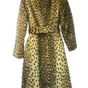 Vintage Safari by Fairmoor Faux Cheetah Fur Coat women sz S (estimated) Photo 1