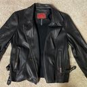 Fitted leather jacket Size L Photo 0