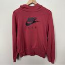 Nike  Air Women’s Rust Red Pullover Hoodie Sweatshirt Size Large Photo 14