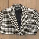 Harvé Benard Vintage Houndstooth Blazer Photo 5