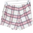 Silence + Noise Urban Outfitters Red White and Blue Plaid Corduroy Skort Photo 3