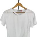 n:philanthropy  Cypress White Slit Tee Top T-Shirt size Large NWT Short Sleeves Photo 3