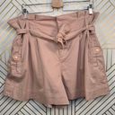 Topshop  Utility Paperbag Shorts in Nude Beige Photo 2