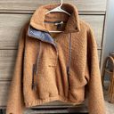 Brown Fuzzy Jacket Size M Photo 0