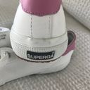 Superga White Leather Platform Sneakers Photo 1