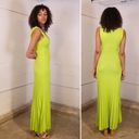 Mara Hoffman  Michaela Lime Green Knit Sweater Tank Midi Maxi Dress Small Photo 3