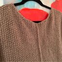 Free People  Beige Brown Oversize Loose Knit Slouchy Sweater Sz S Small Photo 4