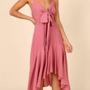 Petal and Pup  Mariana Rose Pink High Low Midi Dress XL Photo 5