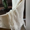 Laundry by Shelli Segal LAUNDRY SHELLI SEGAL Cream Silk Devore Beaded Embellished Halter Gown Dress Photo 7