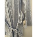 A New Day Blue and White Striped Dress Size S Photo 2