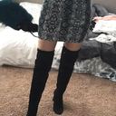 Black Over The Knee Boots Size 8.5 Photo 4