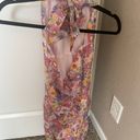 Pink Lily Floral Falter Mini Dress! NWOT!  Photo 3