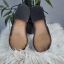 Krass&co Vintage Foundry  Regan Black Leather Open Toe Shoe Sandal 7.5 Photo 5