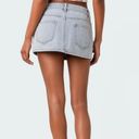 Edikted Chiara Denim Mini Skirt Photo 1