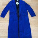 Princess Polly  -Leala Trench Coat in Blue Photo 0