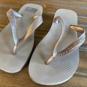 Havaianas  Tiras Rose Gold Flip Flop Sandals 6 Photo 2