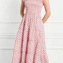 Hill House  The Ellie Nap Dress in Pink Spaced Floral Cotton Lawn Size XXL NWT Photo 0