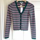 Ultra Flirt NWT  Cropped Ribbed V Neck Cardigan - Small Photo 1