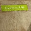 Sigrid Olsen  Tan Brown One Button Blazer Jacket Photo 2