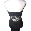 Zenana Outfitters  Ruched Bodycon Lace Detail Tube Dress Photo 2