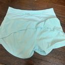 Lululemon Cyan Blue  Speed up Shorts 4” High rise Photo 1