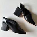 Twisted Sigerson Morrison Lenny  Slingback Leather Sandals Black Women's 8.5 Photo 1