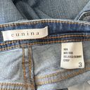 Eunina  JRS SZ 3 Mia Mid-Rise Relaxed Skinny Crop Jeans Stretch Distressed Blue Photo 7