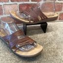 Baretraps Janice Womens brown loop toe slide sandals size 10 Photo 0