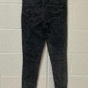 American Eagle  soft knit black light grey high rise jeggings in size 4 Photo 2