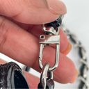 Big Buddha  Women’s Black Patent Leather Link Chain Strap Small Crossbody Bag Photo 7