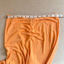 Princess Polly NWT  True Heart Slinky Knit Ruched Flare Pants in Orange Size 6 Photo 7