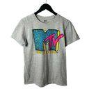 Hot Topic MTV T Shirt Music Television Adult Graphic Tee Top Short Sleeve Cotton Solid Photo 0