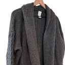 Joie Women’s  dark gray mixed knit open cardigan sweater Photo 1