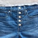 Madewell  Exposed button fly  High-Rise Denim Shorts Size 24 Photo 5