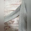 FATE. Please Yourself Gray and Cream Open Shawl Chunky Cardigan, EUC, Small Photo 7