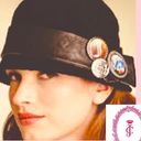 Juicy Couture Vintage  corduroy and leather hat with buttons Photo 1