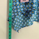 Wild Fable NWT  Asymmetrical Blue Daisy Print Y2K Scarf Tank Small Photo 6