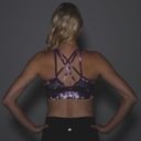 Lululemon  Strap It Like It's Hot Mini Blooming Pixie Raspberry Multi Black Bra S Photo 3