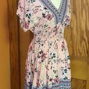 Bebop  NWT Boho floral mini dress Photo 7